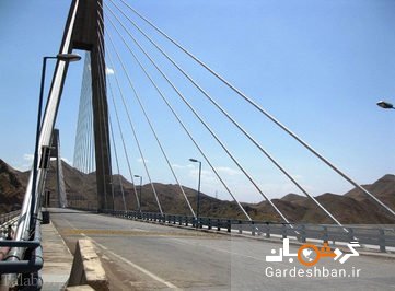 پل زیبای کابلی لالی؛از جاذبه های خوزستان/عکس