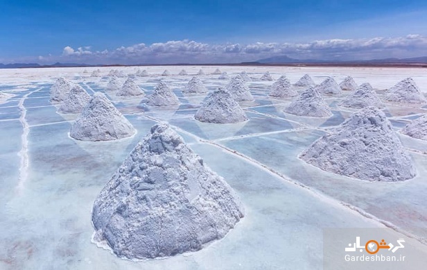 سالار دییونی؛بزرگترین کویر نمک و آینه‌ طبیعی جهان/عکس