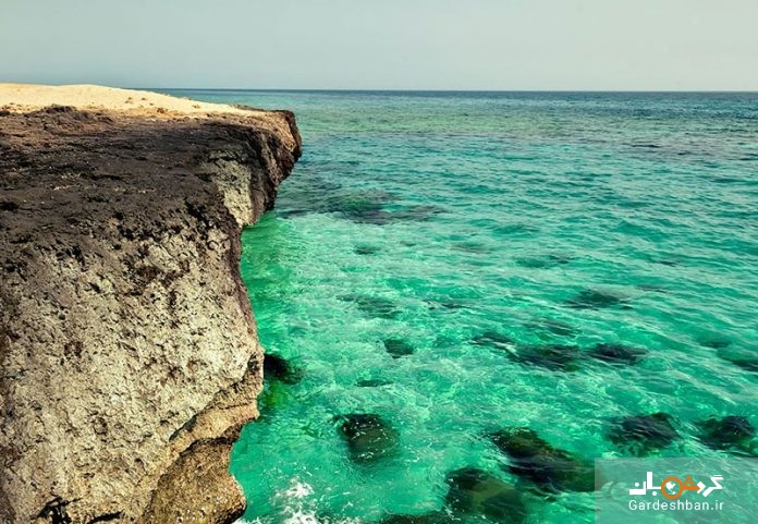 جزیره شیدور هرمزگان از جزایر مرجانی بکر و زیبای خلیج فارس/عکس