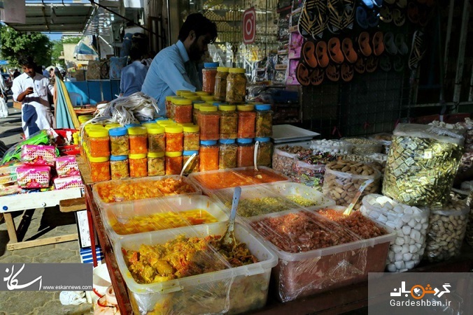 بازار سنتی چابهار از فعالیت بانوان چابهاری تا نقش حنا بر دست گردشگران + تصاویر