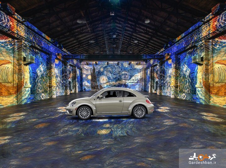 با ماشین از وسط نقاشی ون گوگ عبور کنید/ ابتکار یک موزه در روزگار کرونا