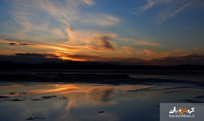 دریاچه نمک حوض سلطان؛آینه طبیعی قم+عکس