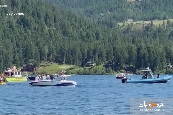 تصادف مرگبار دو هواپیمای آمریکایی و سقوط در دریاچه +تصاویر