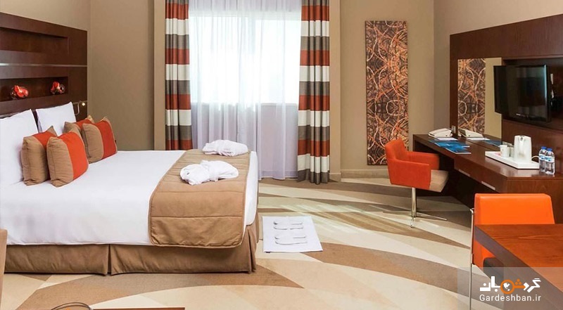 هتل ۴ ستاره نووتل آلبرشا دبی/اقامت در هتل ۴۱ طبقه ای رو به منظره خلیج فارس+تصاویر