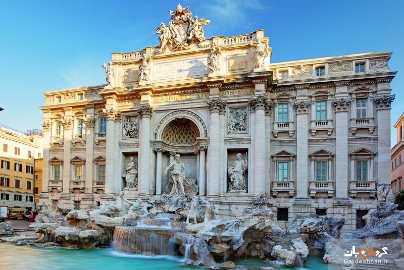 فواره تروی؛از مسحور‌ کننده‌ترین جاذبه‌های رم/عکس
