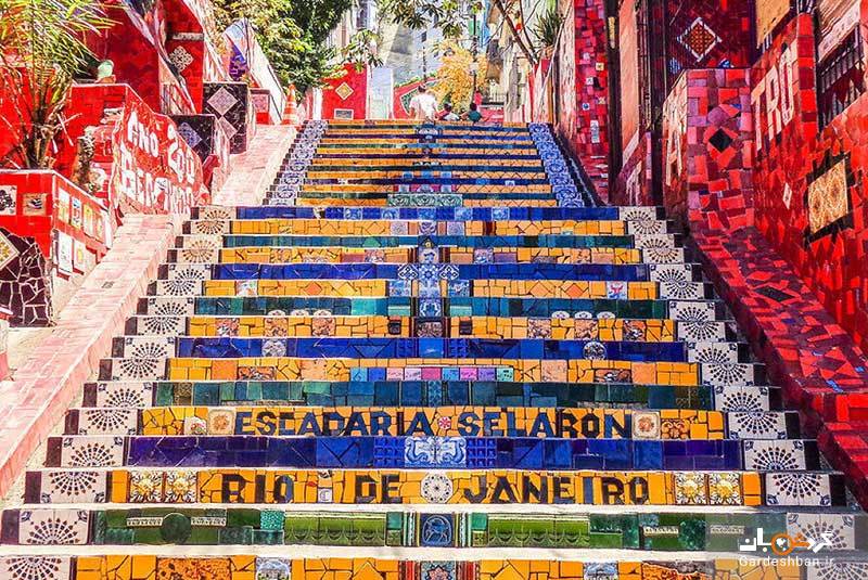پله های سلارون؛ زیباترین راه پله جهان در ریودوژانیرو/عکس
