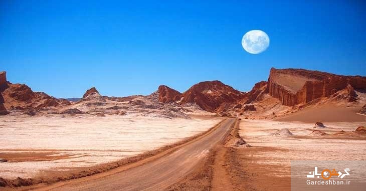 دره ماه شیلی؛مکانی شگفت انگیز در خشک ترین بیابان جهان/تصاویر
