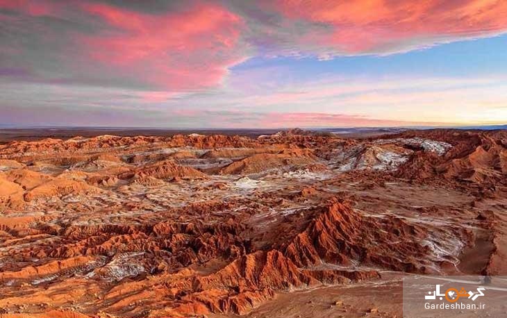 دره ماه شیلی؛مکانی شگفت انگیز در خشک ترین بیابان جهان/تصاویر