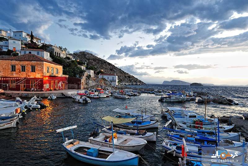 جزیره‌‌ هیدرا با معماری و سواحل بی نظیر در یونان+عکس