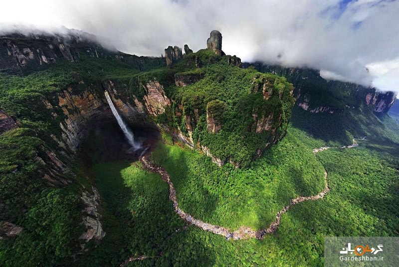 آبشار آنجل ونزوئلا؛بلندترین آبشار جهان/عکس