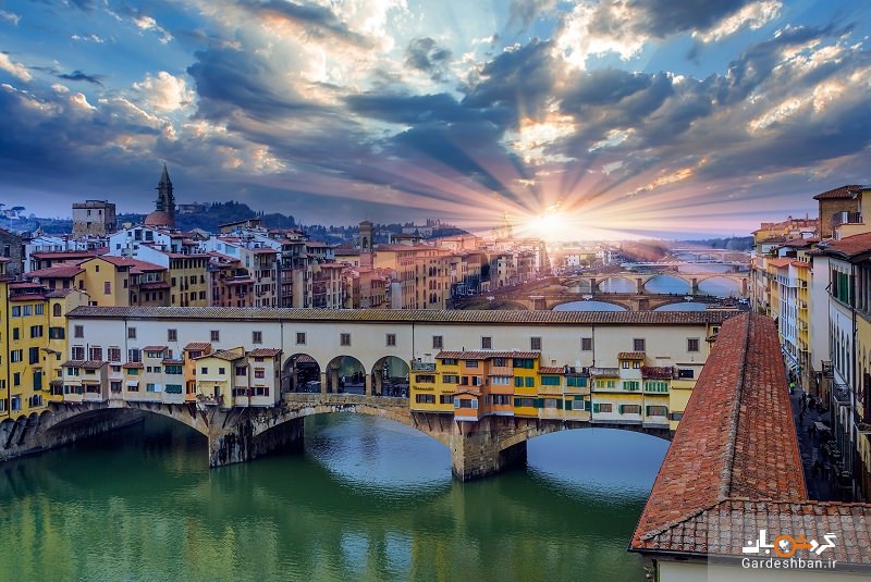 پل وکیو ؛ از مهم‌ترین جاذبه‌های فلورانس ایتالیا/عکس