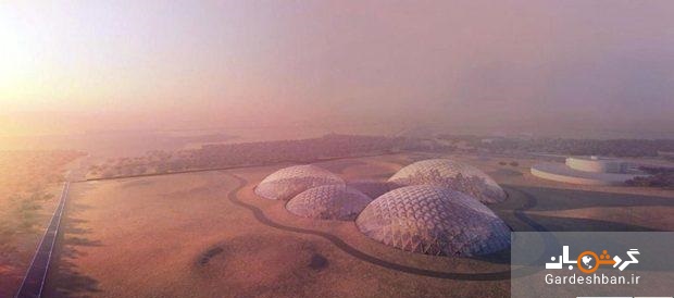 شهر مریخی دبی که تا صد سال آینده ساخته خواهد شد/تصاویر