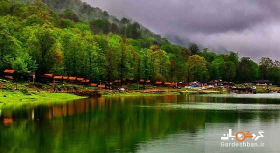 دریاچه فراخین از زیباترین دریاچه های مازندران در آمل/عکس