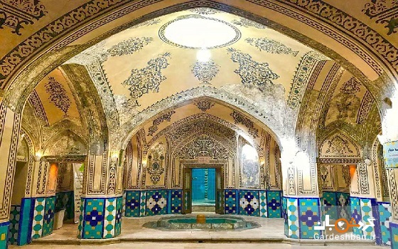 حمام تاریخی سلطان امیر احمد؛ از جاذبه های زیبای کاشان/عکس