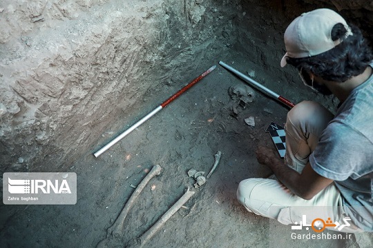 کشف اسکلت بانوی ۲ هزار ساله در اصفهان/ چرا صورت روی کتف چپ چرخیده است؟