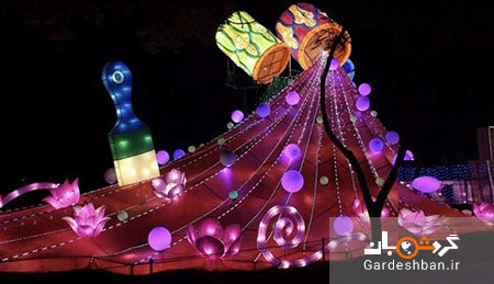 گاردن گلو دبی، بزرگترین باغ نور در جهان+تصاویر