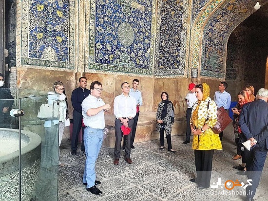 اصفهان گردی وزیر خارجه سوئیس +عکس