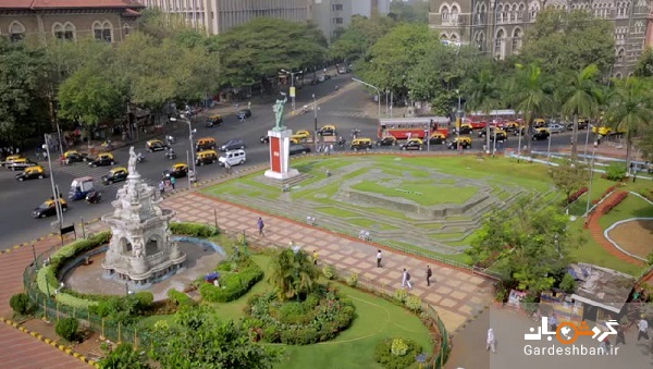 آبنمای فلورا؛از آبنماهای نمادین شهر بمبئی/عکس