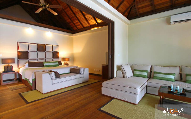 هتل ۵ ستاره کورومبا در منطقه خوش آب و هوای مالدیو +تصاویر