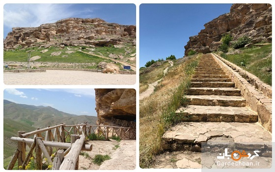 غار تاریخی کرفتو سنندج از مهم ترین غارهای تاریخی ایران/عکس