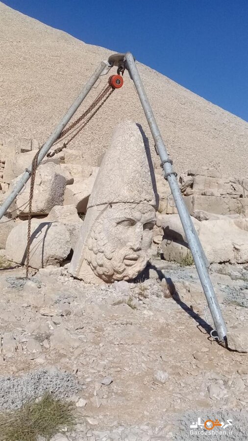 مجسمه ۲ هزار ساله هراکلس در ترکیه چطور از واژگونی نجات یافت؟