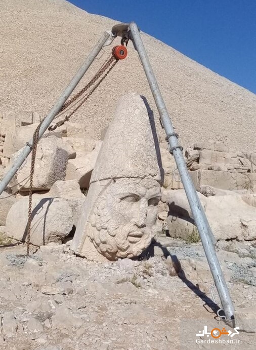 مجسمه ۲ هزار ساله هراکلس در ترکیه چطور از واژگونی نجات یافت؟