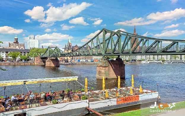 چرا باید از پل آهنی فرانکفورت دیدن کنیم؟+تصاویر