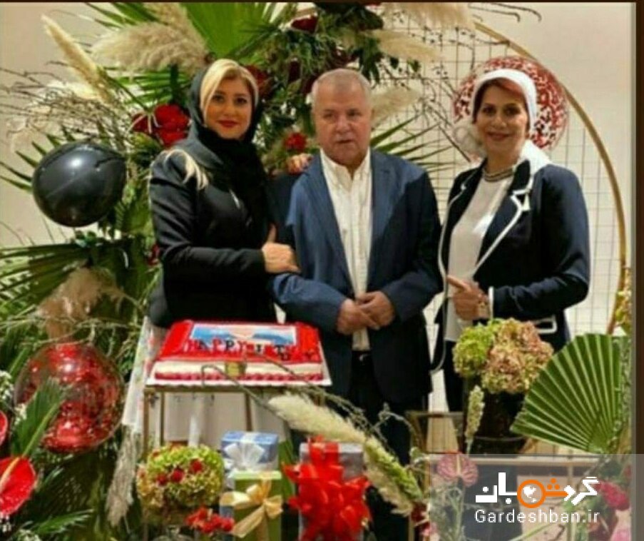 جشن تولد علی پروین در کنار همسر و دختر بازیگرش +عکس