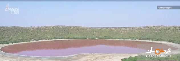 تغییر رنگ عجیب دریاچه ۵۰ هزار ساله در هند!+عکس