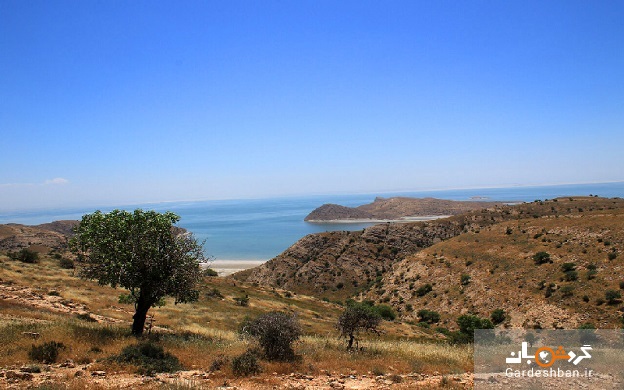 جزیره کبودان؛ بزرگترین جزیره دریاچه ارومیه+تصاویر