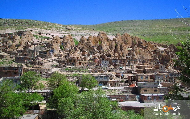 روستای کندوان؛تنها روستای صخره ای قابل سکونت جهان/عکس