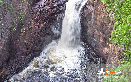 کتری شیطان؛آبشار عجیبی در مرز آمریکا و کانادا که غیب می شود/عکس