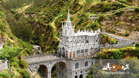 کلیسای لاس لاخاس از زیباترین کلیساهای جهان بر فراز کوه+تصاویر