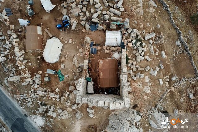 معبد تاریخی پناهگاه آوارگان سوری + تصاویر