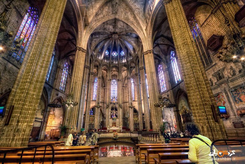 آشنایی با کلیسای جامع بارسلون و قدیس حامی شهر+عکس