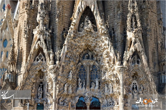 کلیسا ساگرادا فامیلیا، نماد نبوغ خارق‌العاده معمار اسپانیایی +تصاویر
