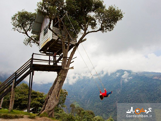 راز تاب بلند مشهور در کوه های اکوادور+تصاویر