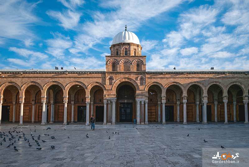 مسجد زیتونه؛ قدیمی ترین مسجد شهر تونس+عکس
