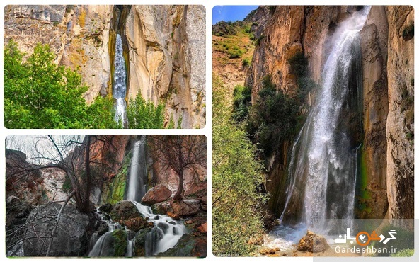 آبشار شاهان دشت آمل؛پاتوق گردشگران تهرانی+عکس