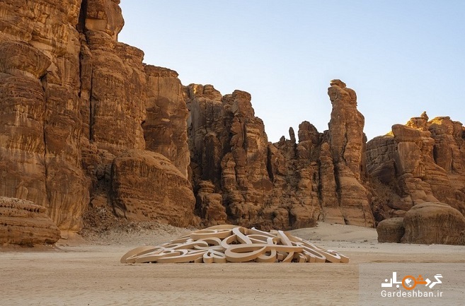 صحرایی در عربستان سعودی که به واحه هنر معاصر تبدیل شد!+عکس