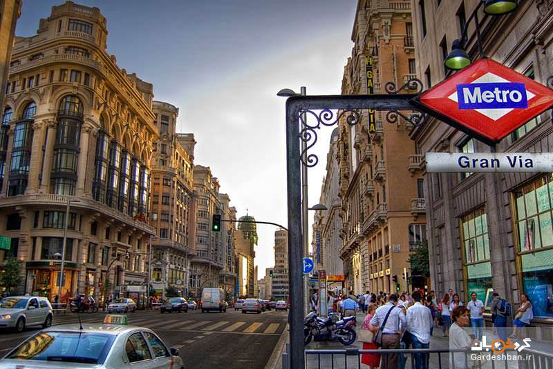 گران ویا، توریستی‌ترین خیابان اسپانیا+عکس