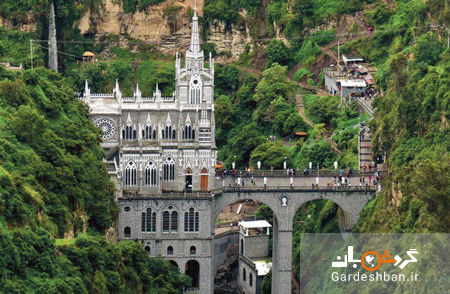 کلیسای زیبای لاس لاخاس؛از معروف ترین اماکن زیارتی کلمبیا+عکس
