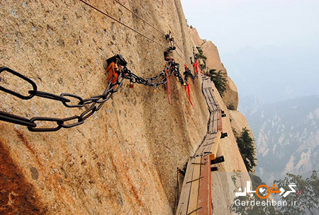 هوآشان؛از خطرناک ترین مناطق کوهستانی دنیا در چین/عکس