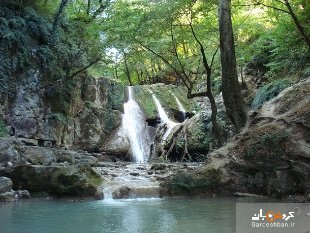 گشت و گذار در معروف‌ترین آبشار پلکانی گلستان + تصاویر