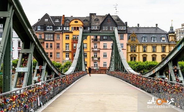 پل آهنی فرانکفورت؛ بنایی که شاهکار جهانی است! +عکس