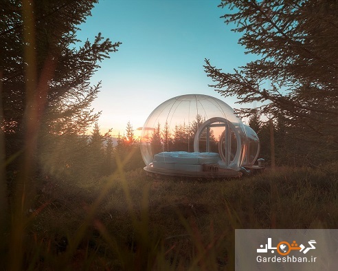 هتل حبابی ایسلند؛ خوابیدن زیر نور ستاره ها + عکس