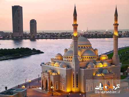 مسجد النور؛ زیباترین مسجد امارات+عکس