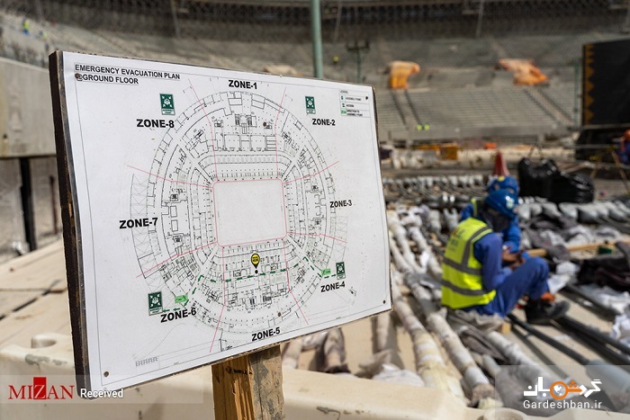ساخت استادیوم میزبان فینال جام جهانی ۲۰۲۲ قطر +تصاویر