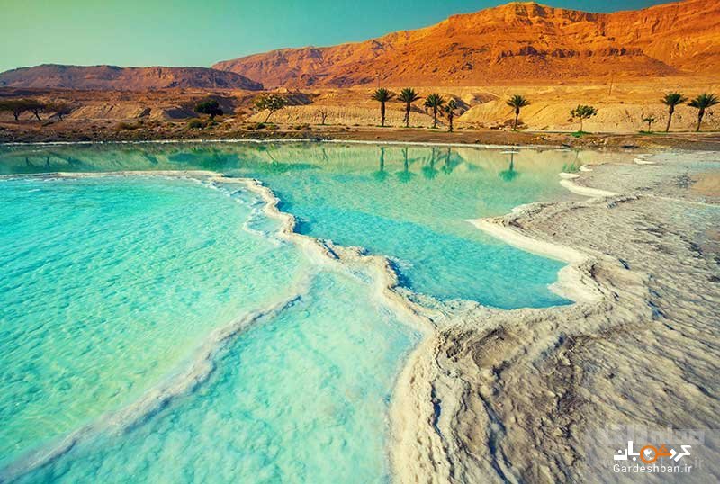 سواحل دریاچه مرده، شورترین دریاچه جهان در پست‌ترین نقطه کره زمین/عکس
