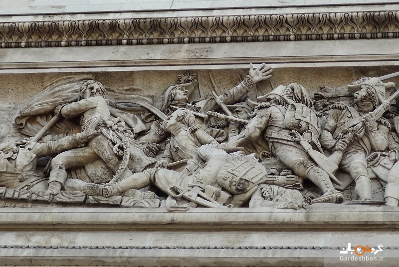 طاق پیروزی یا دروازه پیروزی؛نمادی باشکوه از تاریخ فرانسه+عکس